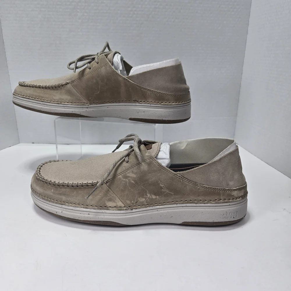 Clarks Nature 5 Moc Nubuck Leather Boat Moccasins Shoes Men's Size 13